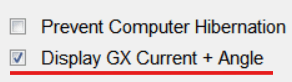 Display GX Current + Angle screenshot