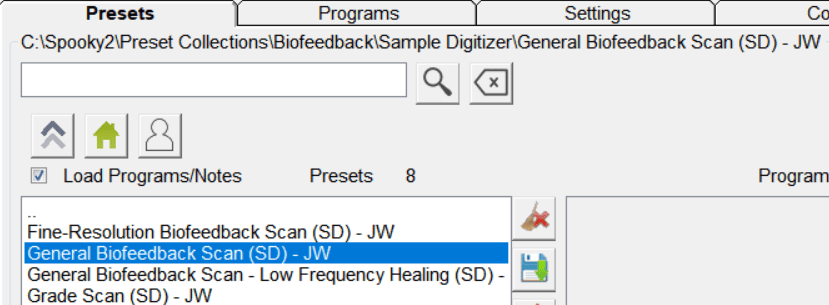General Biofeedback Scan